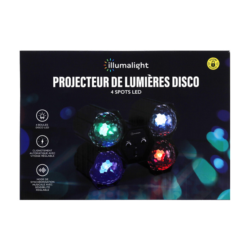 Led crystal 4 disco ball