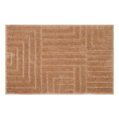 Tapis bain tufte caramel 50x80