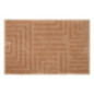 Tapis bain tufte caramel 50x80