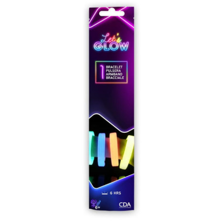 Bracelet plat glow 13 x 200 mm