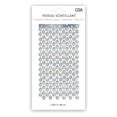 Rideau foil disco ball 200 x 100