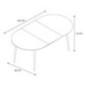 Table extensible 4/6 personnes