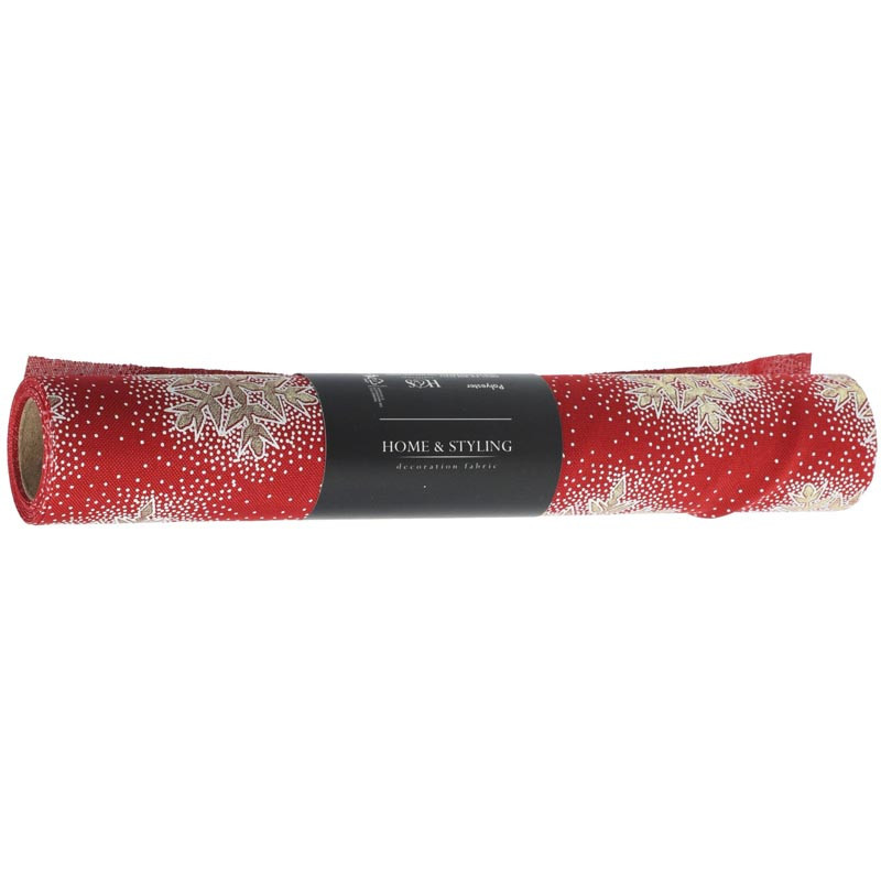 Chemin de table rouleau rouge 28