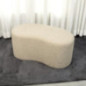 Pouf long beige