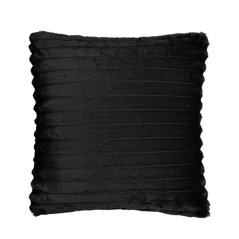 Coussin lily 45x45cm noir