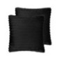 Coussin lily 45x45cm noir