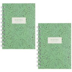 Lot de 2 carnets de notes a6