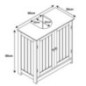 Meuble sous evier