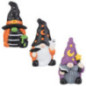 Gnome halloween ciment 3 asst