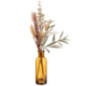 Bouquet seche vase ambre