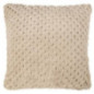 Coussin gaufre 48x48cm naturel