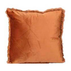 Coussin livia velvet brique 45x4