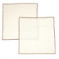 Lot x2 serviettes cosy 45x45cm