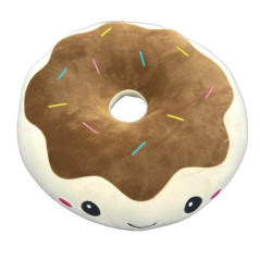 Peluche donut marron 38cm