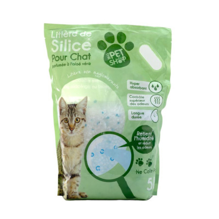 Litiere silice aloe vera 5l