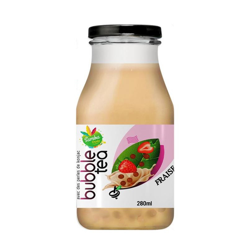 Bubble tea fraise 280ml