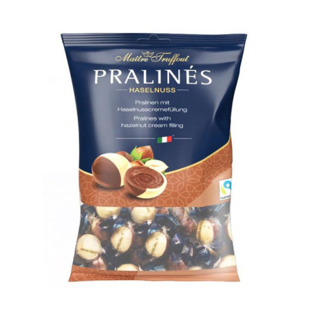 Pralines fourrees creme noisette