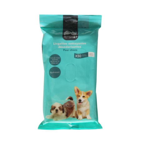 Lingettes nettoyantes animaux