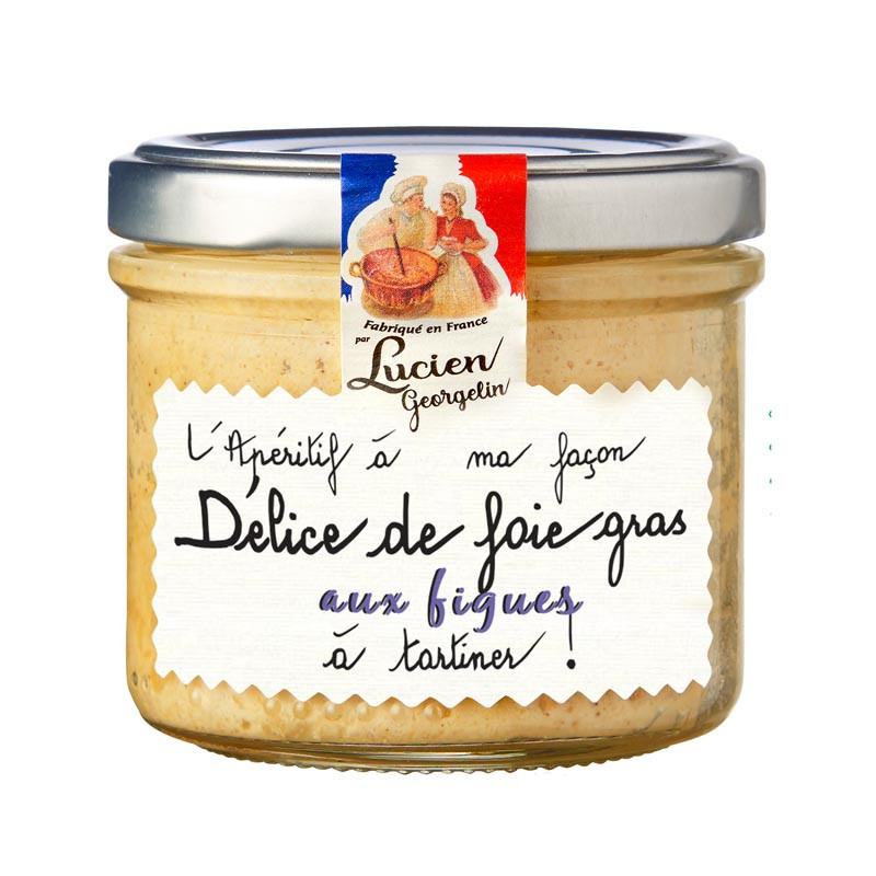 Delice foie gras aux figues 100g