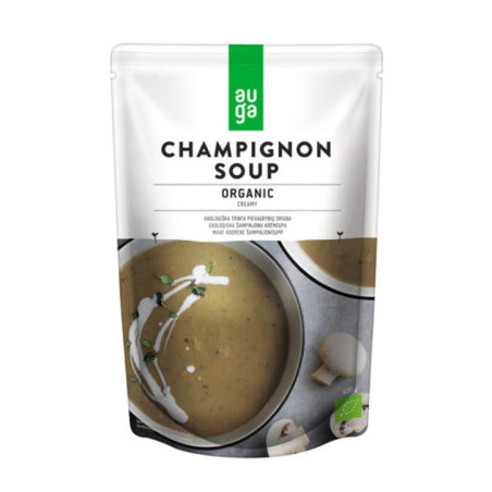 Soupe champignon bio