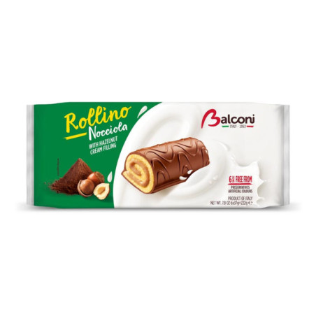 Gateau rollino noisettes 222g