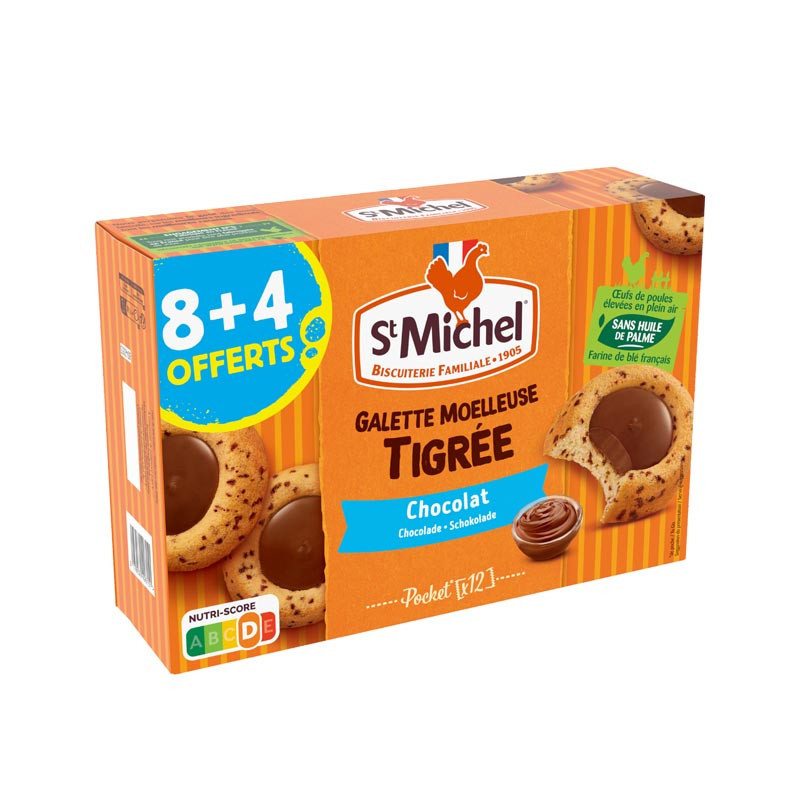 Galette tigree 8+4 offerts