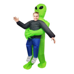 Costume gonflable kidnap alien