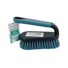 Brosse avec poignee gris/bleu