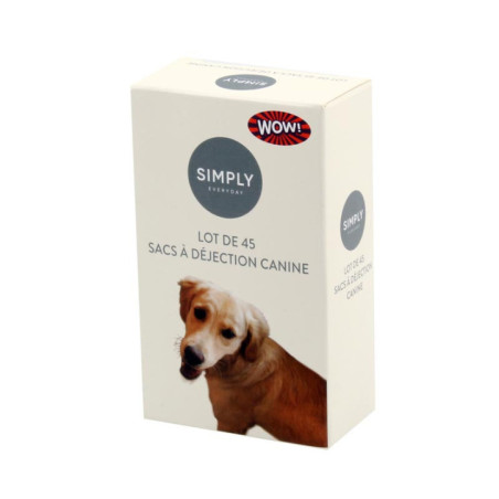 Sachets dechets canin