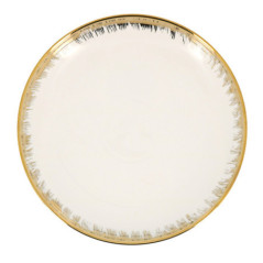 Assiette dessert bord dore d26cm