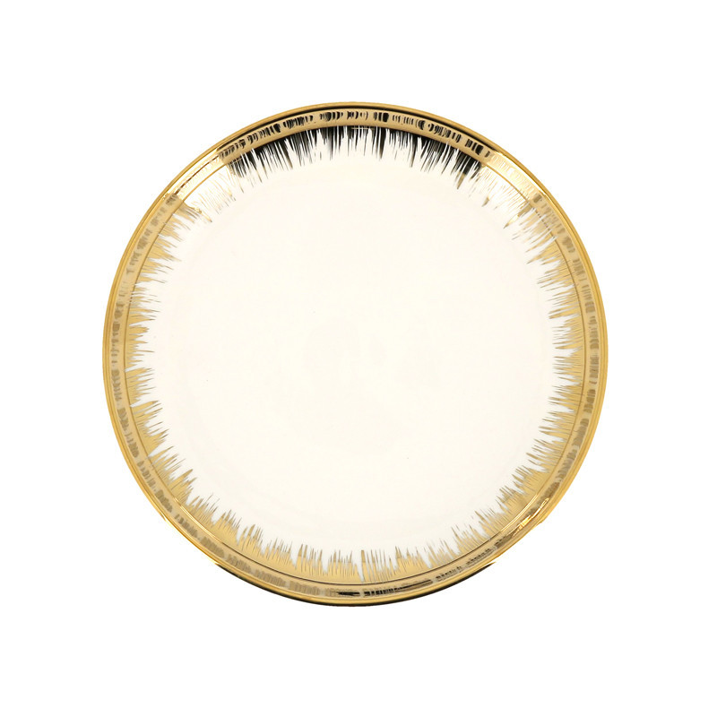 Assiette dessert bord dore d20cm