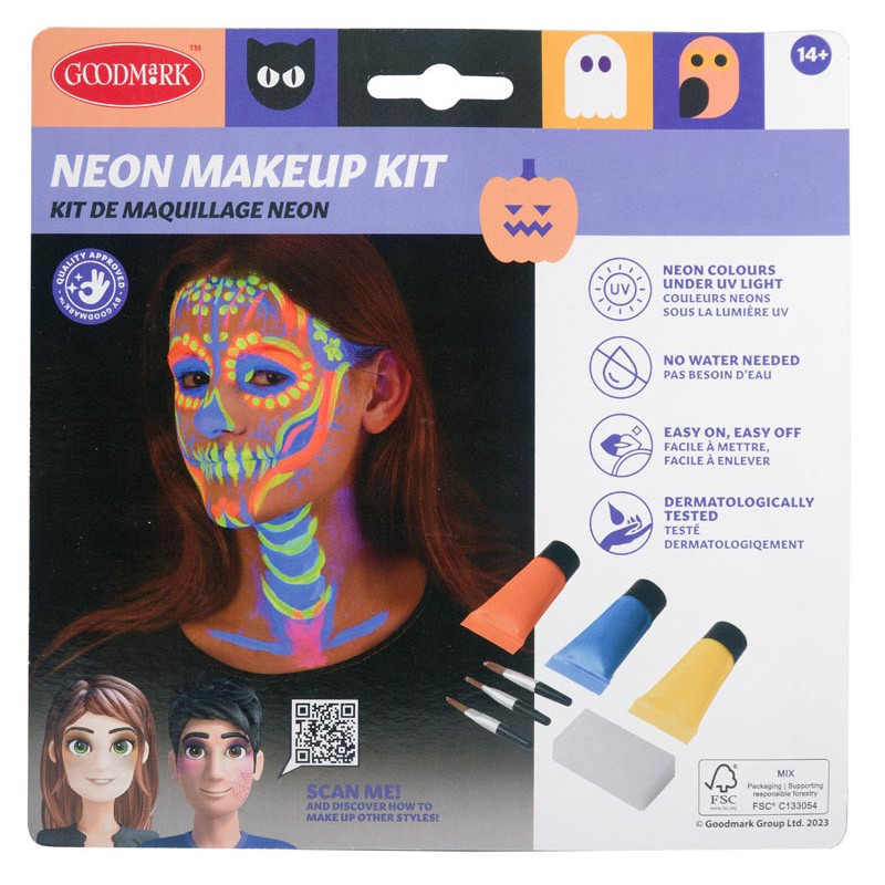 Kit de maquillage en tube uv