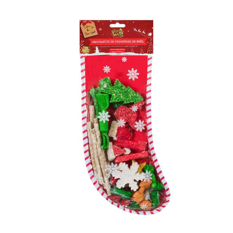 Friandises dans chaussette noel