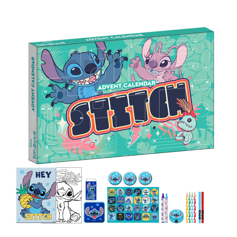 Stitch Calendrier de lAvent Nol 2023 Compte Rebours Noel 24 jours