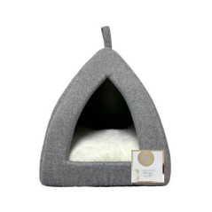 Igloo pour chat herringbone 37x3