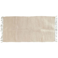 Tapis delhi 70x140cm blanc