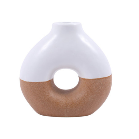 Vase donut bicolore s