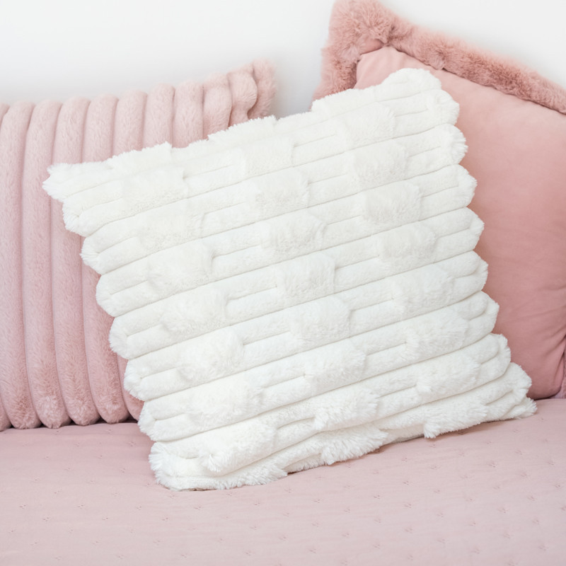 Coussin tromso creme 45x45cm