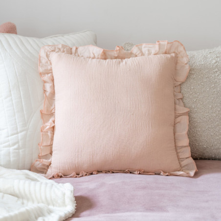 Rideaux  lila rose