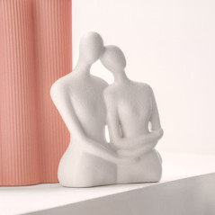 Statuette couple enlace