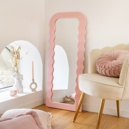 Miroir deco ondule l