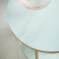 Table d appoint 2 niv decor marb