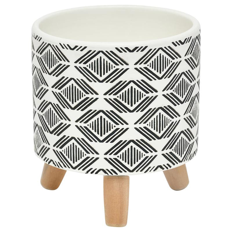 Cache-pot sur trepied