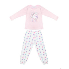 Pyjama fille fleece plie- y