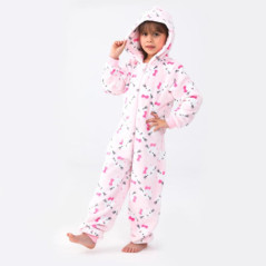 Combinaison fleece fille 3-7 ans