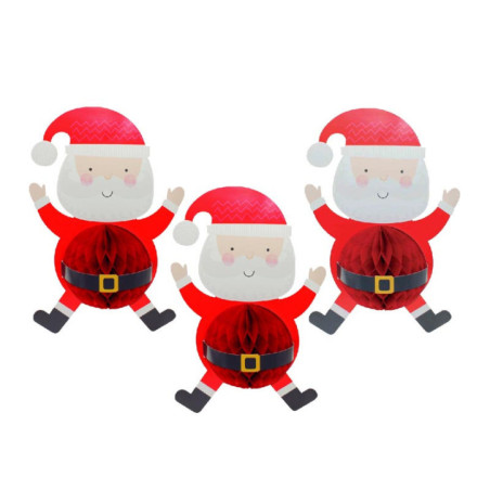 Pack de 3 decoration de noel en