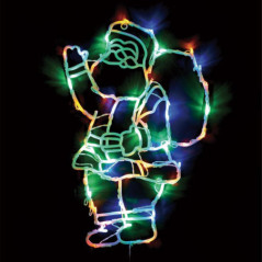 Silhouette dAinterieur pere noel