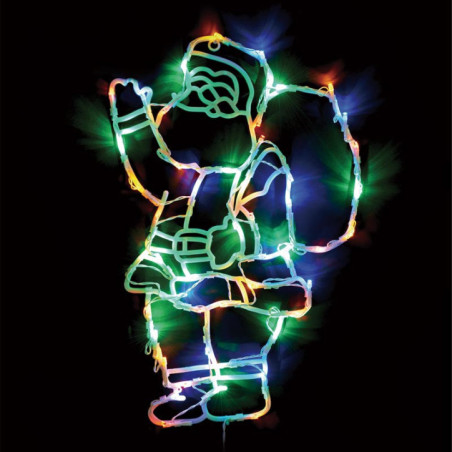 Silhouette dAinterieur pere noel