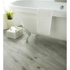 Dalles pvc gris clair effetchene