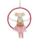 Petite souris en peluche a suspe